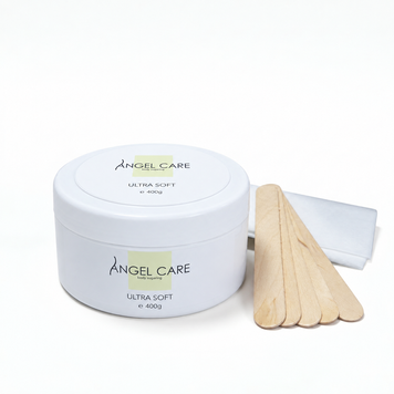 Набір для шугарингу ANGEL CARE ULTRA SOFT 400 г зі смужками та шпателями 454134881 фото