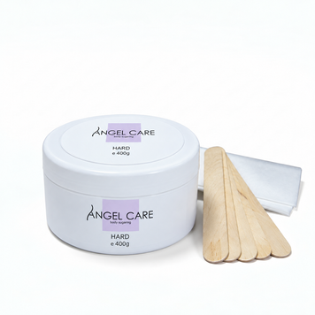 Набір для шугарингу ANGEL CARE HARD 400 г зі смужками та шпателями 454134401 фото